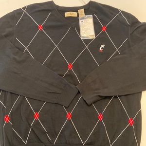 Men’s argyle sweater Cincinnati size large